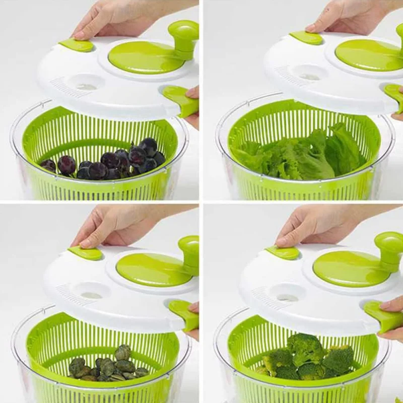 1pc Salad spinner, vegetable drainer