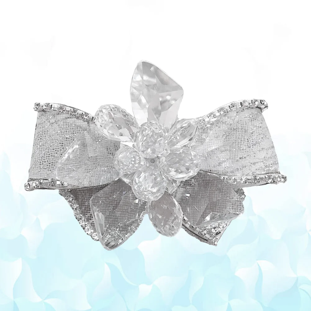 

2Pcs Rhinestone Shoes Ornament Crystal Glass Bowknot DIY Shoe Clip for Women Fashion Footwear Decor Wedding Lady's Shoes