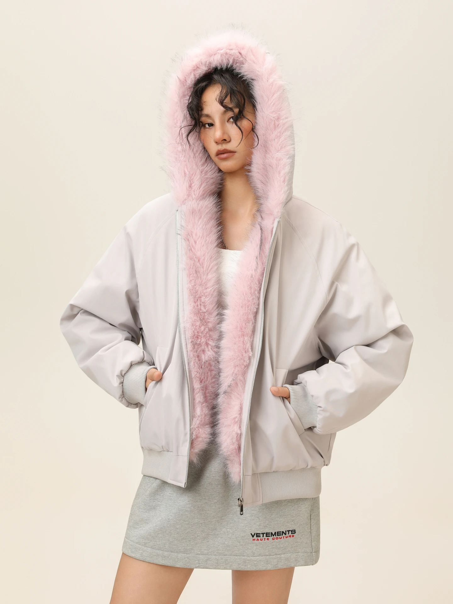 

Warm Fce Lined Cotton Jaet Men's Casual Sle Winter Coat Youth ular Loose Fit Hooded Zipper Closure Outerwear