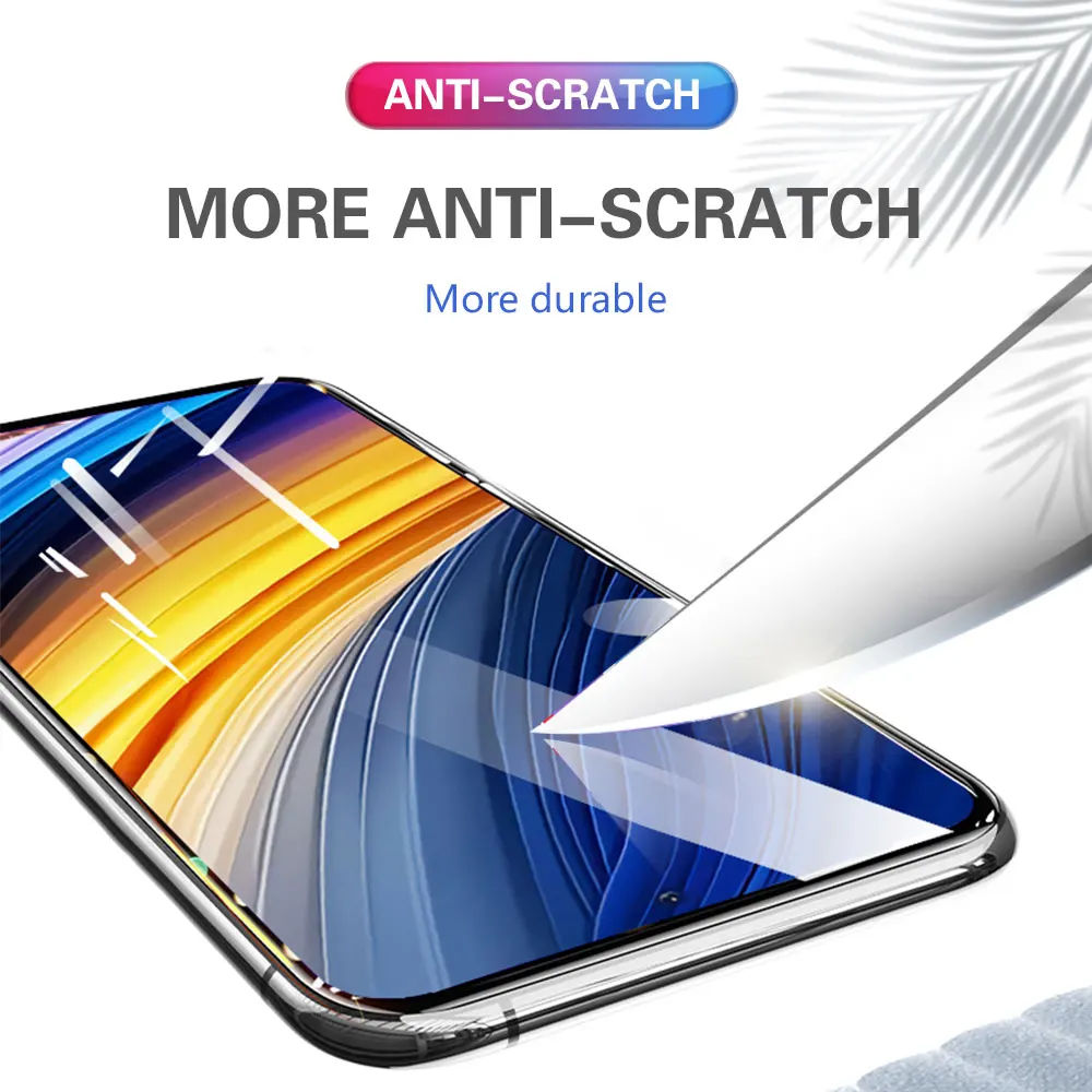 2/1Pcs 9D For Xiaomi Poco M5s M5 M4 M3 M2 pro 5G X4 GT X3 NFC X2 F4 F3 F2 GT C40 C31 screen protector smartphone protective film
