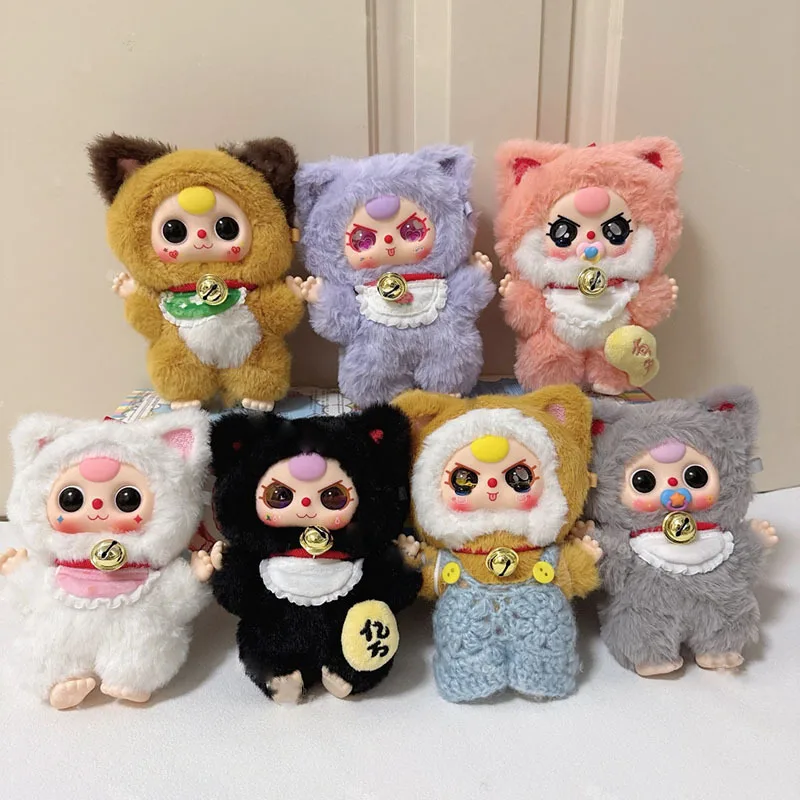 

Baby Three Billionaire Cats Series плюшевые подвески, украшения, милый прилив, игра, сюрприз, слепая коробка, модные украшения, подарки для детей