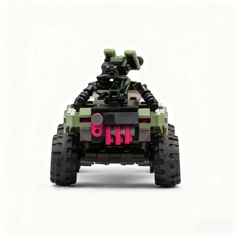 395pcs MOC Halo Infinite Warthog Space Model Building Blocks Construction Toy DIY Creative Education Festival Gifts Idea