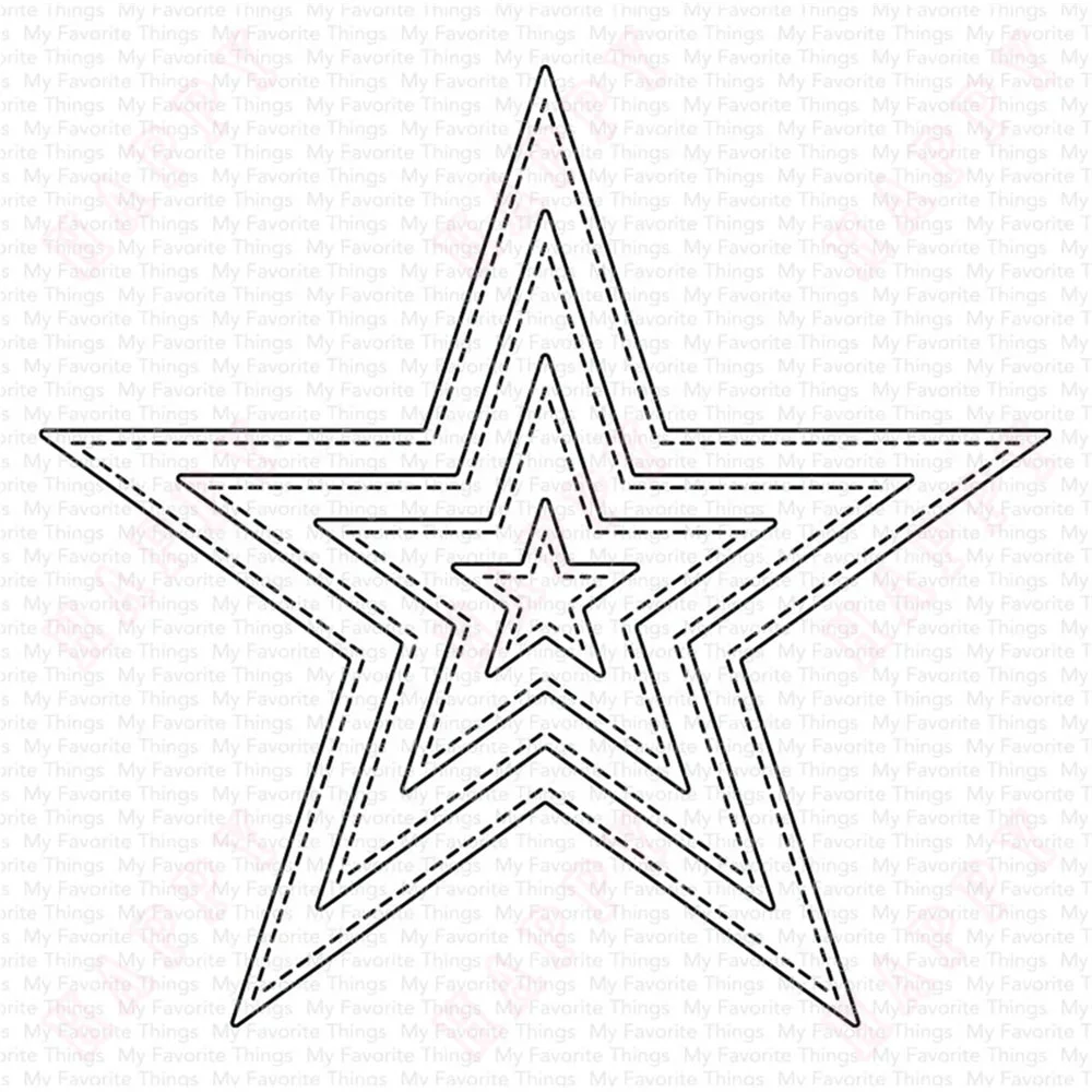 

Stitched Star STAX Die namics Metal Craft Die Cutting Photo Album For Diy Scrapbook Paper Make Cards Handmade Mold Embossing2024