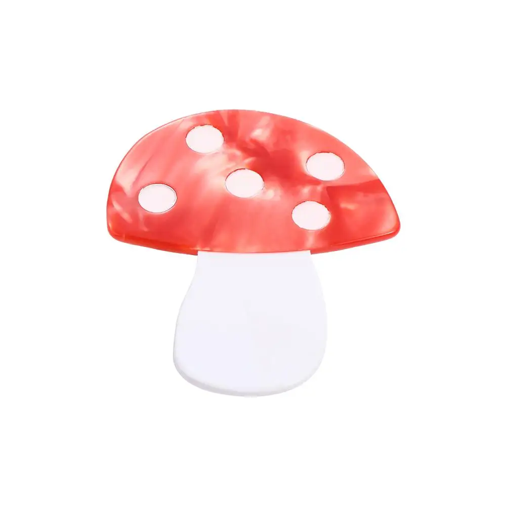 

Moon Barrettes Hair Side Clips Ins Hair Clips New Headwear Acetate Hair Clips Korean Duckbill Clips Mushroom Women Hairpins