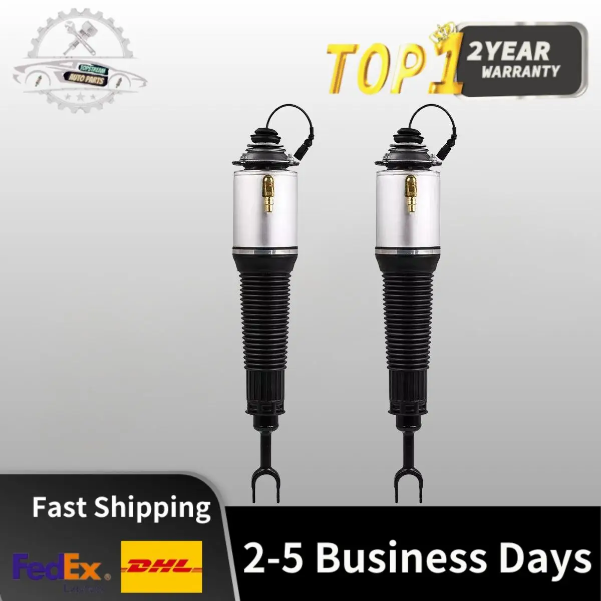 

Pair Front Air Shock Struts Fit Audi A8 A8L S8 D3 Quattro 2002-2010 4E0616039AF