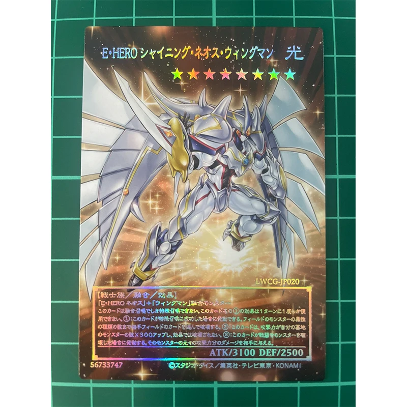 Yu-Gi-Oh! Destiny Hero - Destroy Phoenix Enforcer DIY Homemade Bronzing Collection Card Christmas Birthday Gift Game Toys