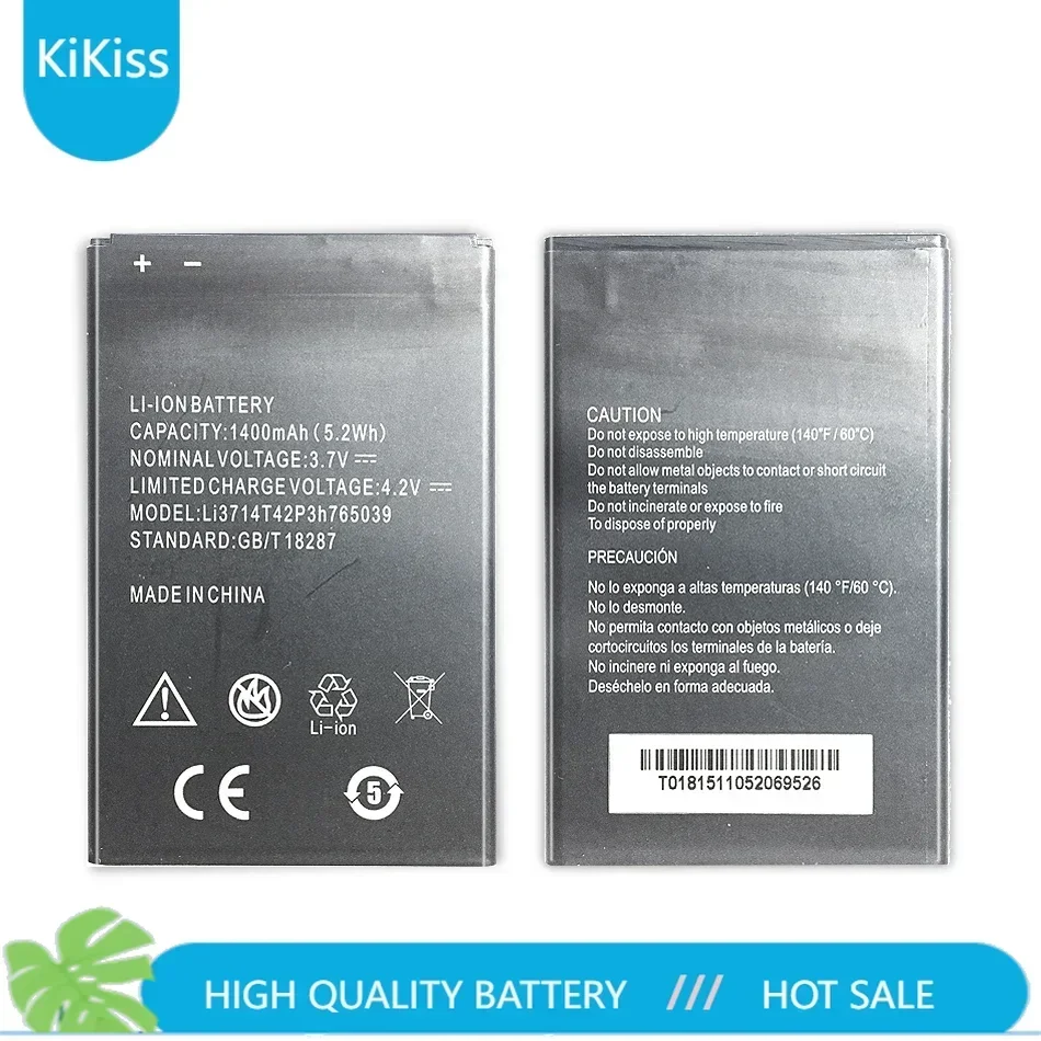 Mobile Battery Li3714T42P3h765039 1400mAh For ZTE Blade A3 T220 AF3 T221 A5 AF5 Replacement Li-polymer Batteries