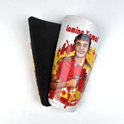 Shinpads da calcio personalizzati bambini adulti protezioni per le gambe da calcio di alta qualità equipaggiamento per la protezione del polpaccio parastinchi di grandi dimensioni per la squadra