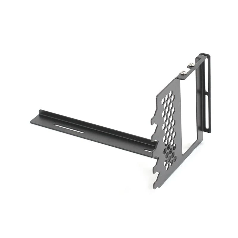 حامل بطاقة الرسومات عمودي GPU، حامل معدني لبطاقة الفيديو VGA لحقيبة الكمبيوتر DIY