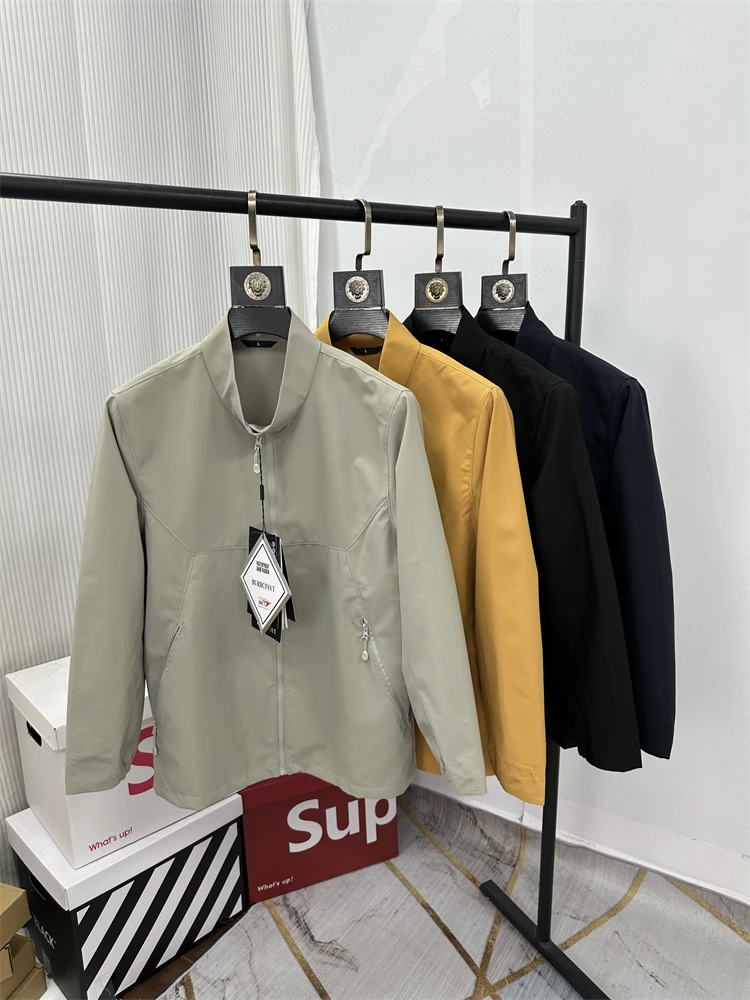 

Lightweight Faionable Windproof Water-resistant Sports Jaet New Autumn Couple Sle Outdoor Stand Collar Jaet Trendy