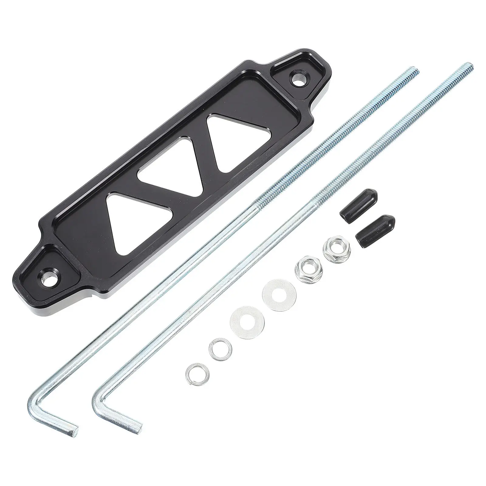 

Кронштейн для крепления автомобильного аккумулятора из алюминиевого сплава, легкий держатель аккумулятора, надежная опорная подставка, автомобильный сменный кронштейн-лоток