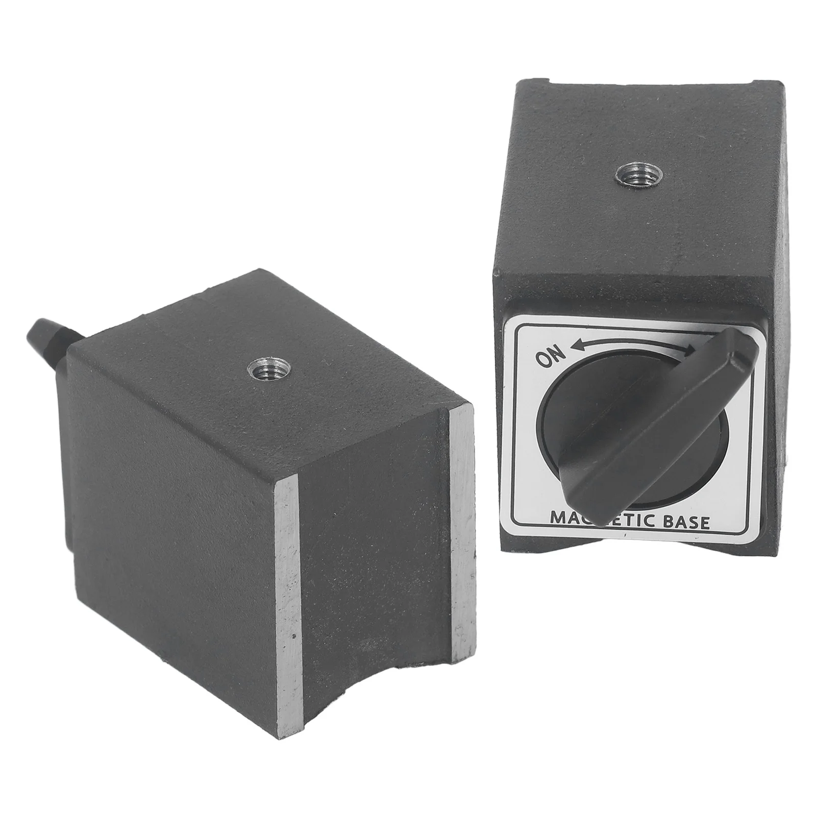Magnetic Base Stand Magnetic Base Holder High Hardness 33lb M5 Threaded Dial V Indicator Magnetic Base Stand Magnetic Holder Bed