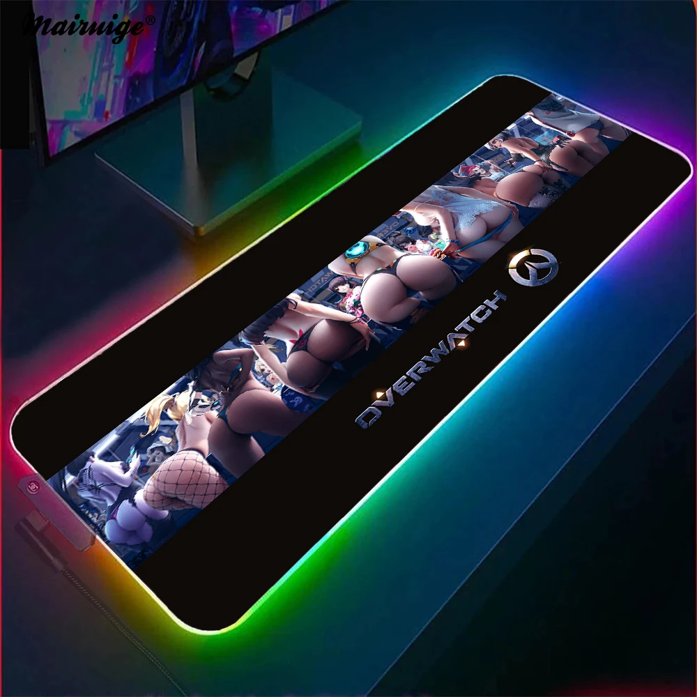 Gamer Mouepad Rgb Mouse Mats Notebooks for Games Computer Accessories Playmat Gaming Mouse Pad Table Mat Office Carpet Desk Pad