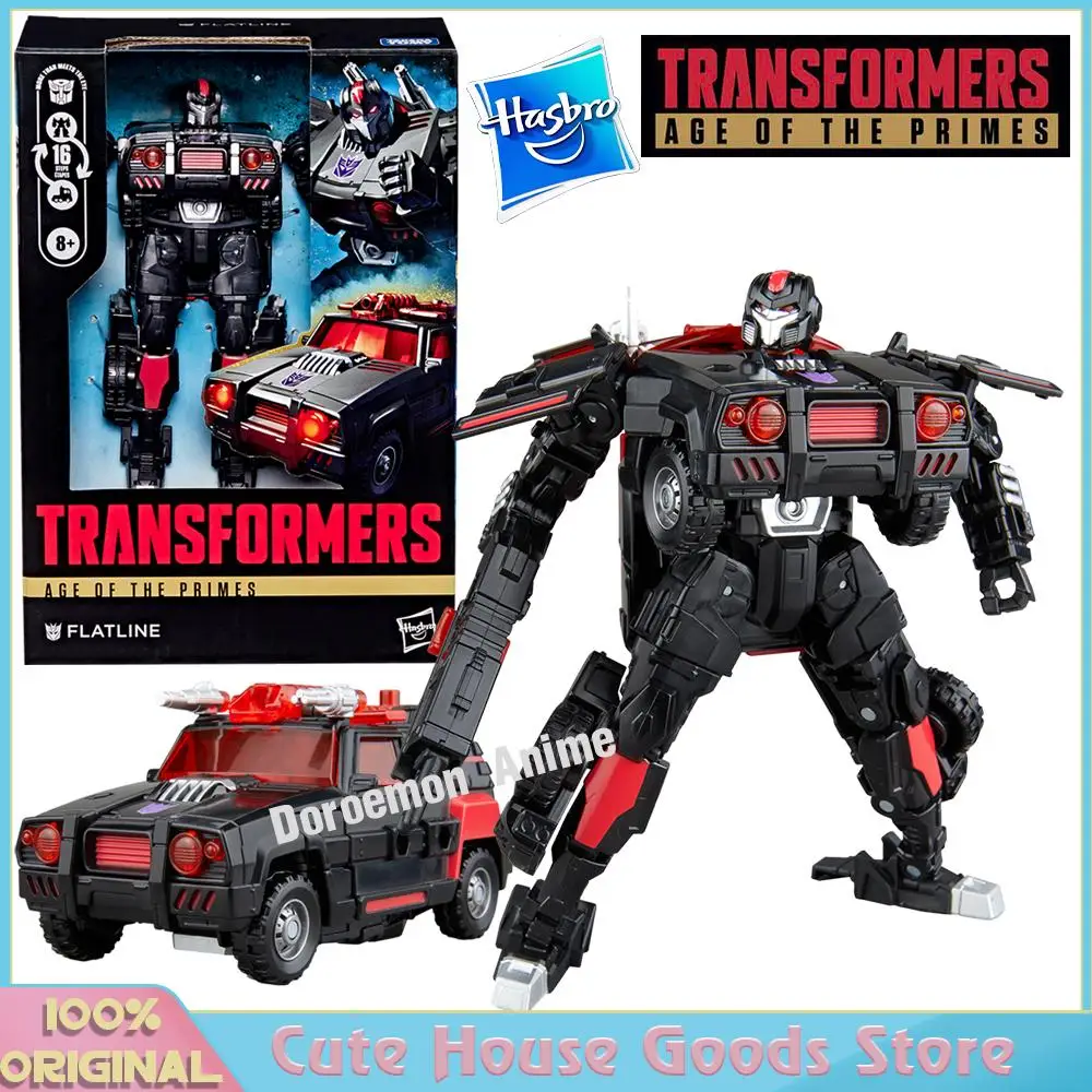 Em estoque original hasbro transformadores idade dos primes voyager classe flatline filme colecionável ação robô carro brinquedos figura