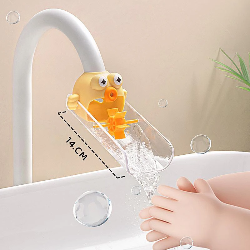 Cartoon Animals Faucet Extender For Kids Hand Washing In Bathroom Sink Accessories Kitchen Convenient For Baby Washing Helper