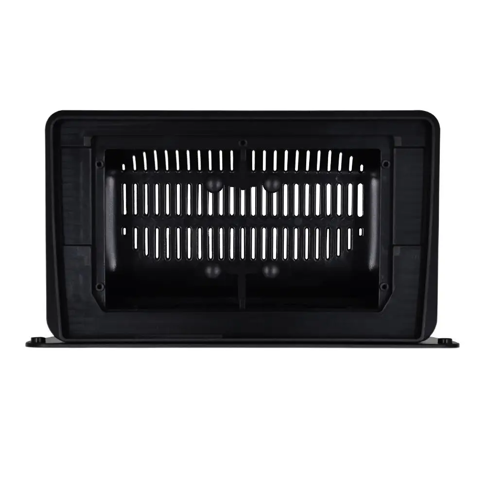 Marco embellecedor universal de 9 o 10 pulgadas para radio de doble DIN, para coches antiguos, camiones, autocaravanas, RV, panel estéreo, kit de montaje en salpicadero