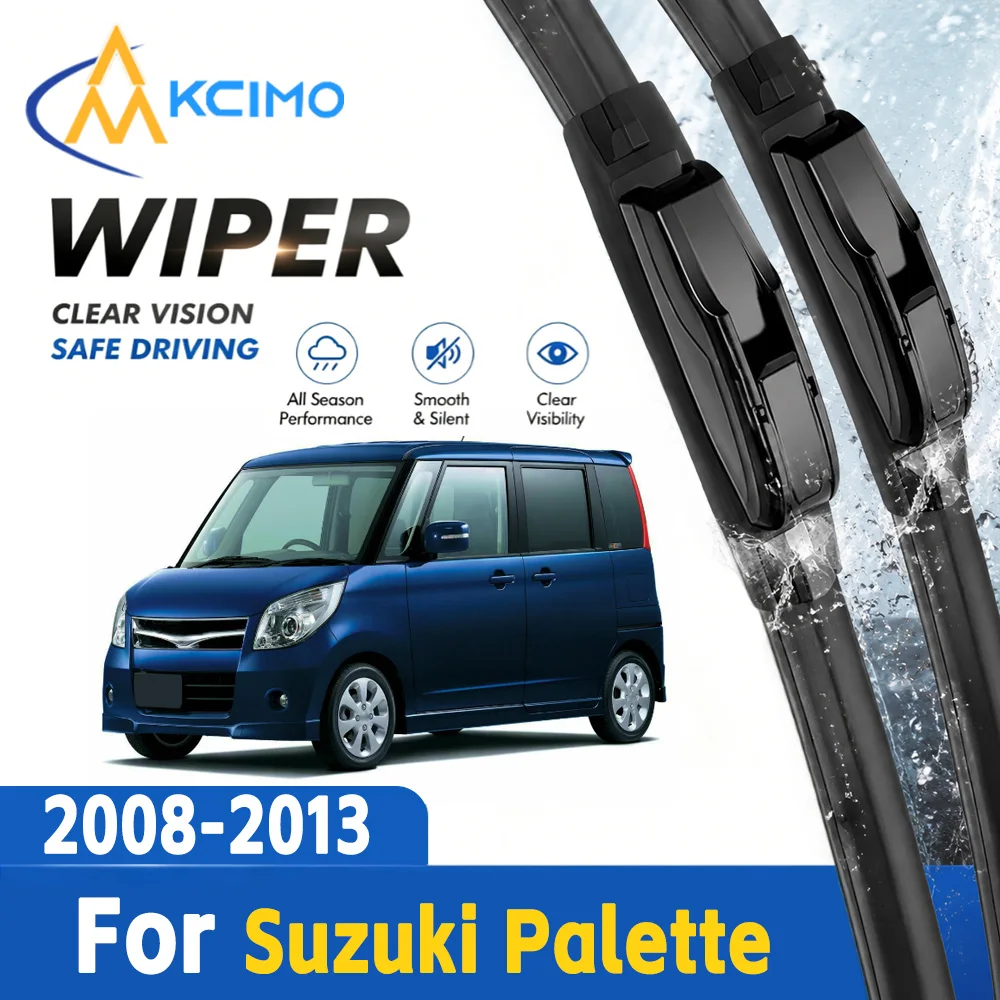 

High Clear View Premium Auto Front Windshield Wiper Blades No Noise Wiper Replacement Parts for Suzuki Palette 2008-2013