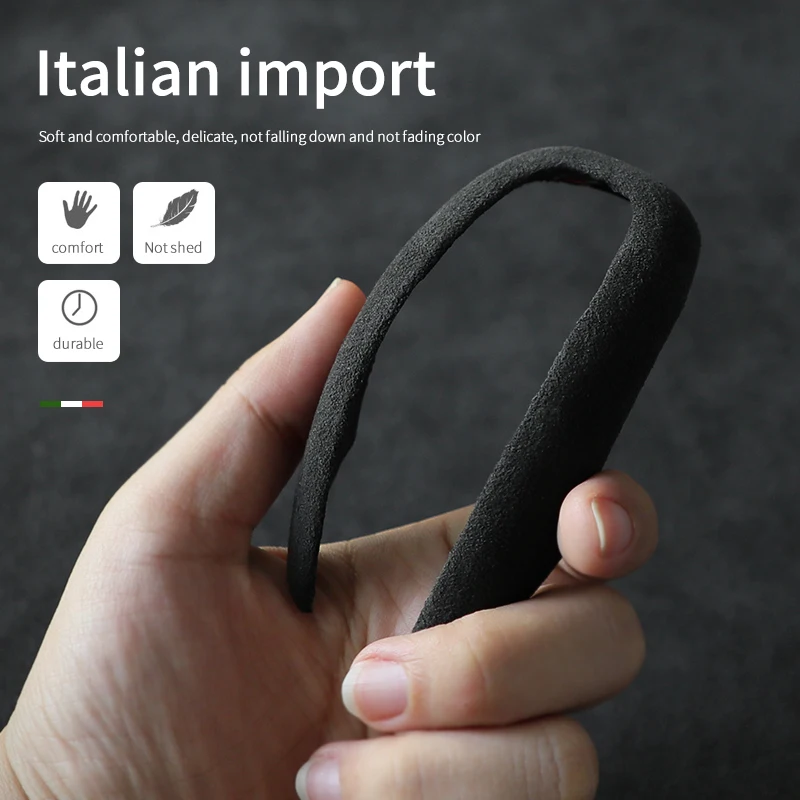

Car Gear Lever Shift Protection Cove alcantara suede For For Alfa Romeo Giulia Stelvio Shift Sleeve Sticker car accessories