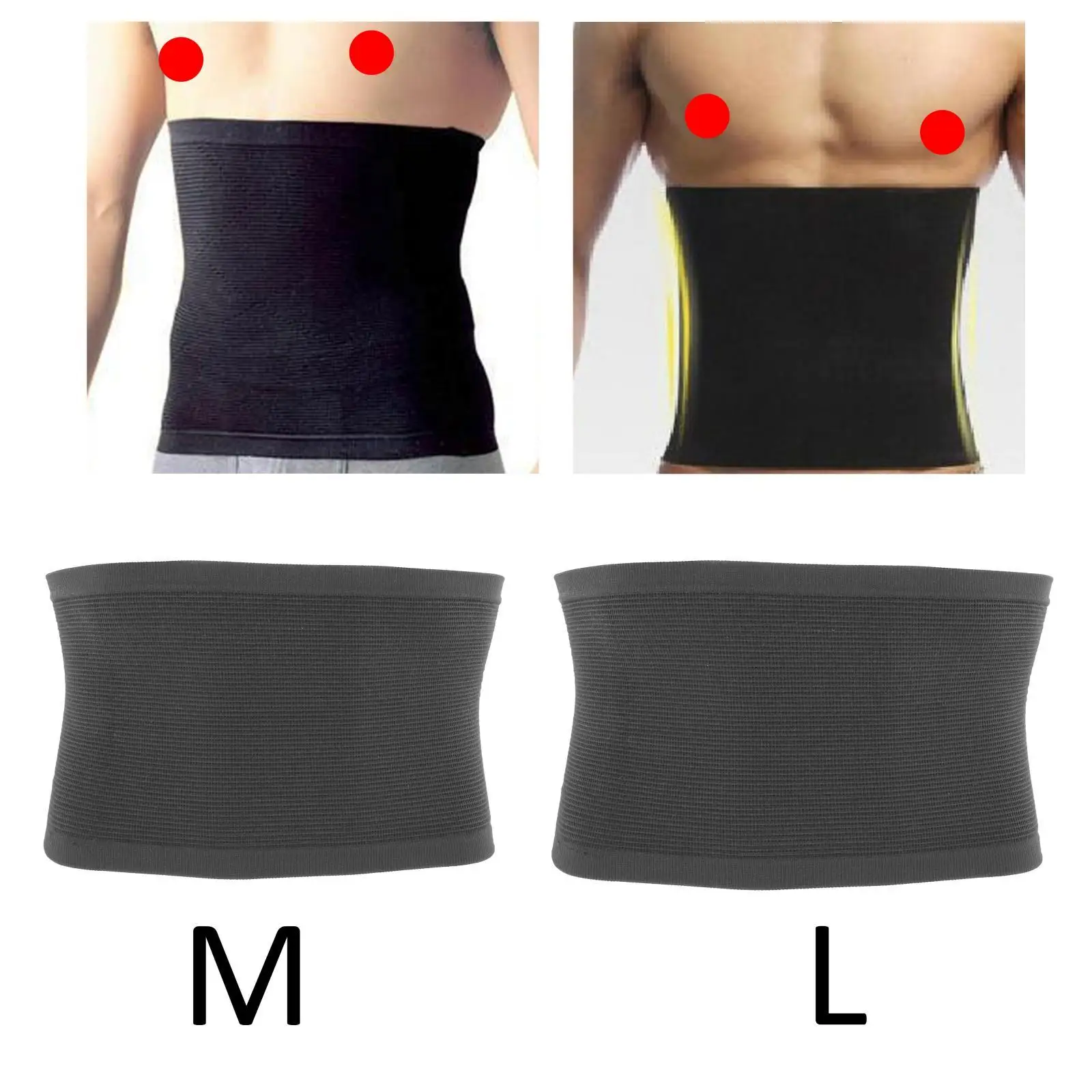 เข็มขัดกันจอนเอว เข็มขัดควบคุมเอว ลดน้ําหนัก Body Shaper สําหรับออกกําลังกาย