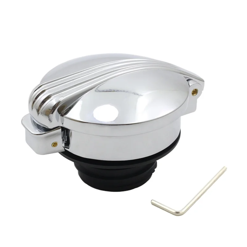 Precise Motorcycle Fuel Tank Cap Oil Cap Classic Retro Keyless Open For  Sportster XL883 XL1200 DYNA Motorcycle Oil Cap