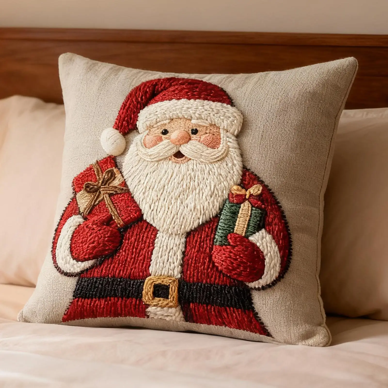 4pcs Christmas Pillow Cover Home Decoration 2025 Santa Claus Snowman Pillow Case Xmas Navidad Natal 2026 New Year Party Supplies