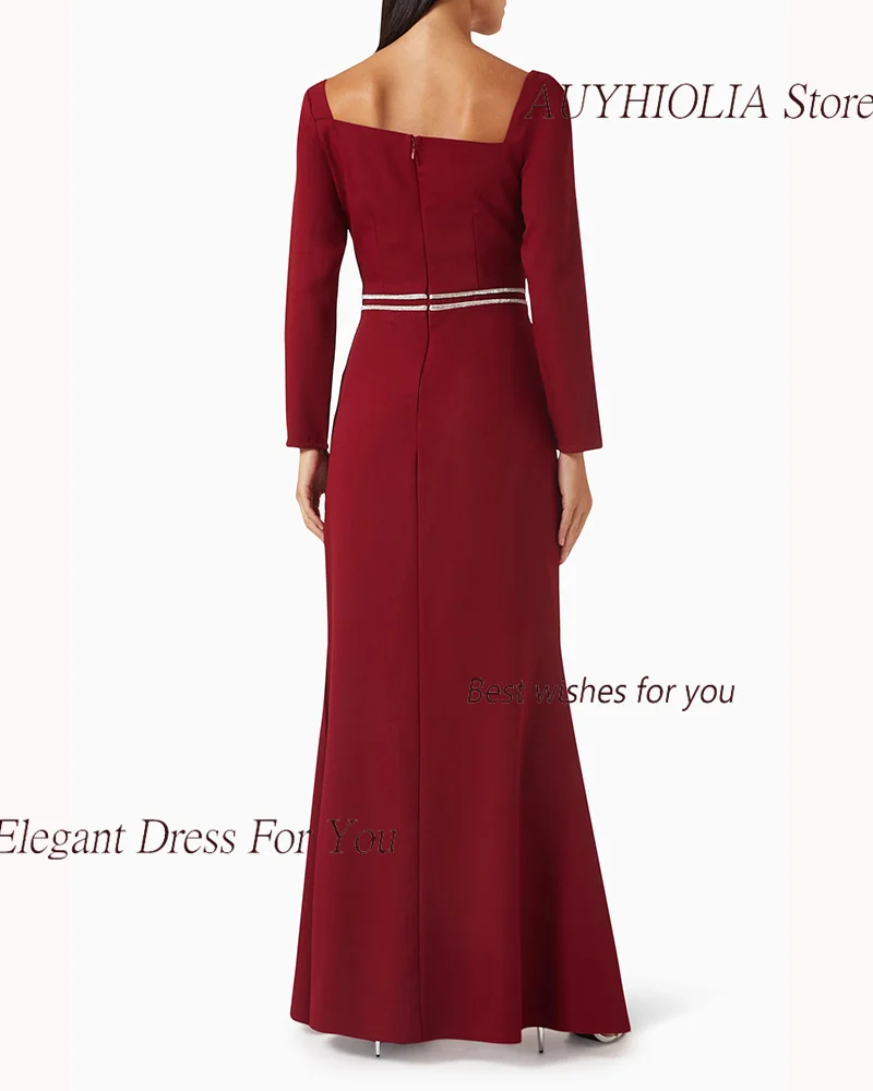 Crepe Evening Dress For Sexy Women 정장원피스 Vestidos de festa Elegant Fashion Off The Shoulder Leisure Cocktail Prom Gown 2024