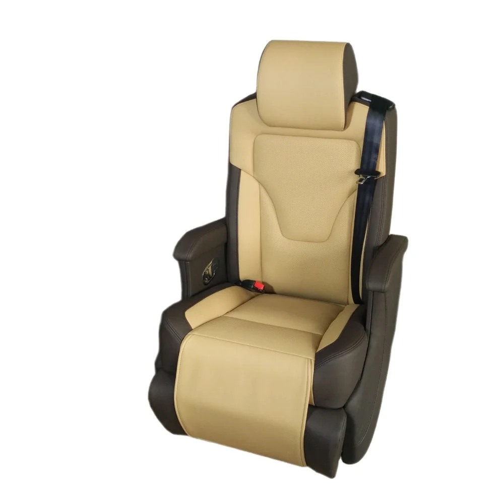 Factory Luxury VIP Adjustable High Strength Leather Electric Car Seats Modified MPV Motorhome Modification