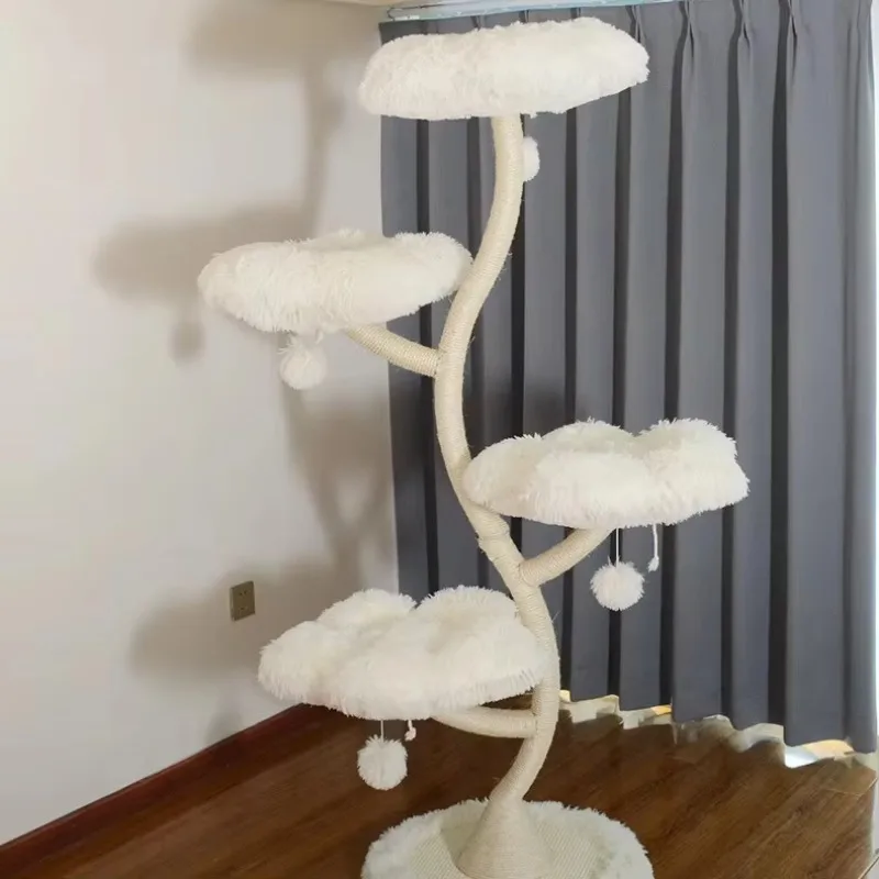 Modern Eco-Friendly Metal Pet Toy Climbing Rack with Multi-Layer Platform MR81