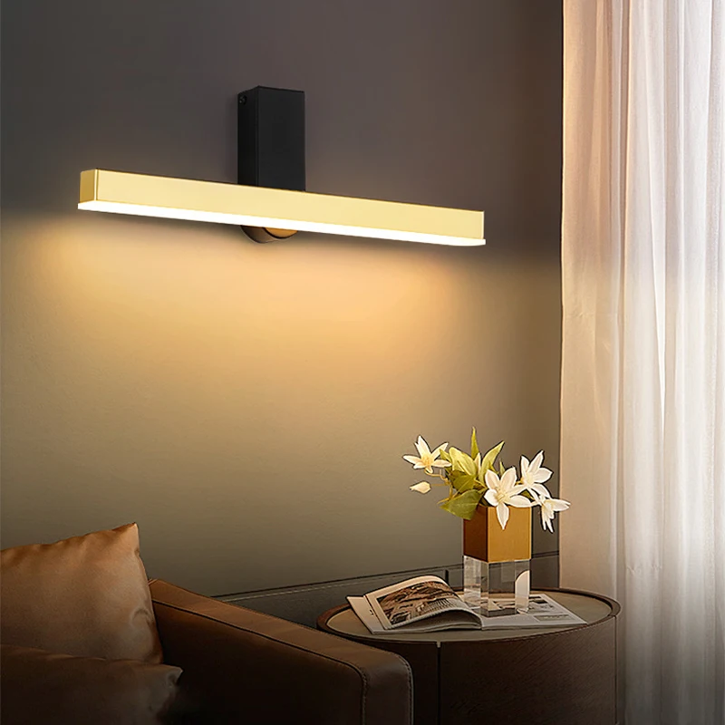 LED Wall Light Sconces Interior Lighting Home Decoration Living Room Bedroom Bedside Study Corridor Rotatable Nordic Wall Lamp