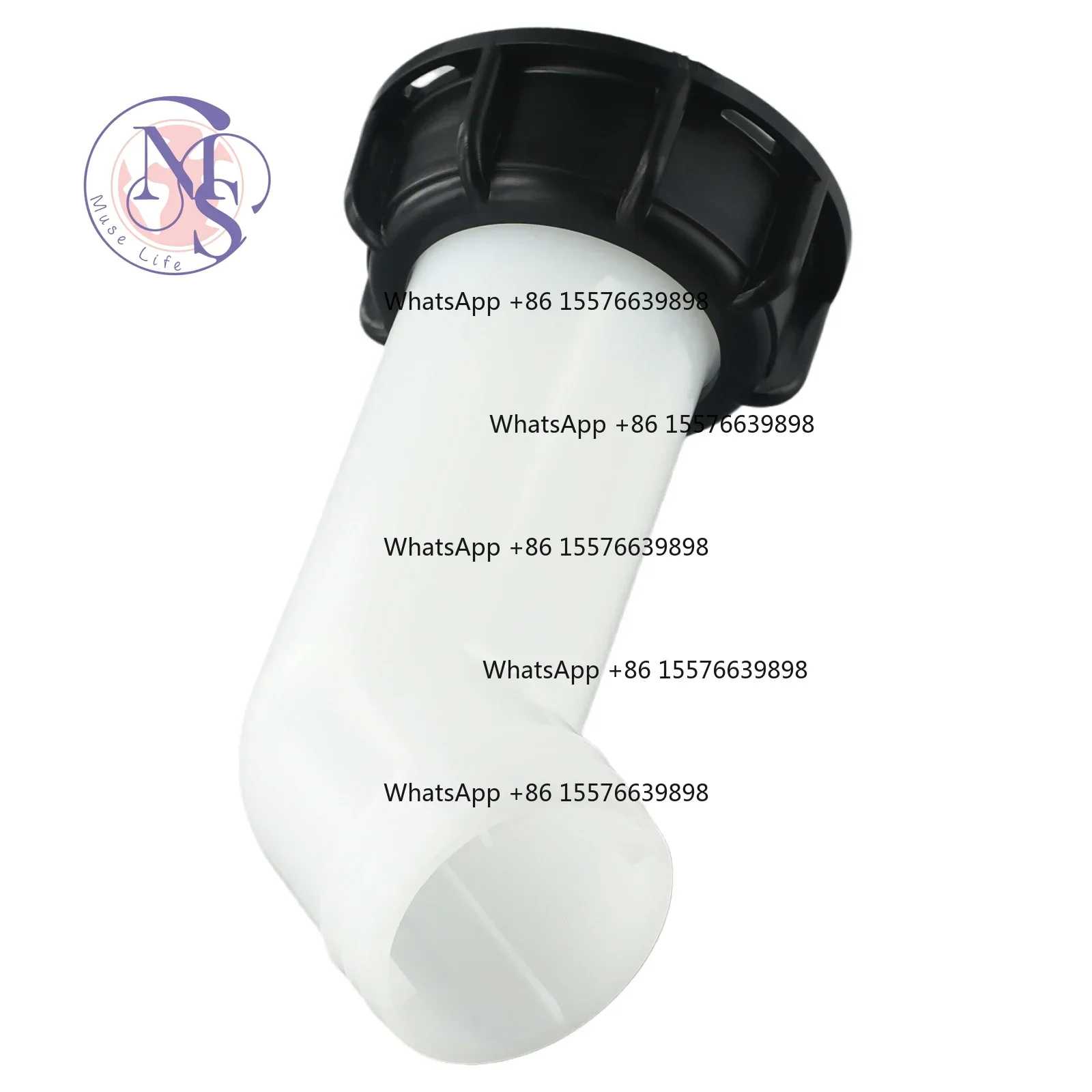 ZOCI- IBC Tank Drain Spout Connector With Valve Extension Hose Fitting For 1000L Water Tank Replacement Part