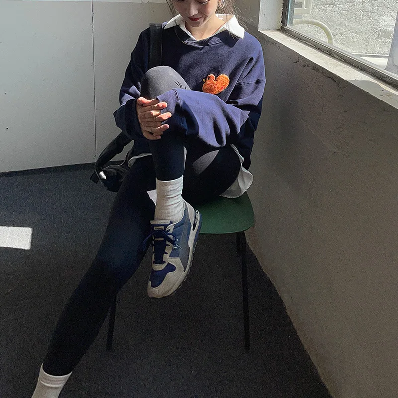 Pantalones Deportivos IrisO Primavera Verano con Logotipo, Ajuste Libre, Levanta Glúteos, Sin Líneas Incómodas, Sin Rastro, de Nailon, Largos