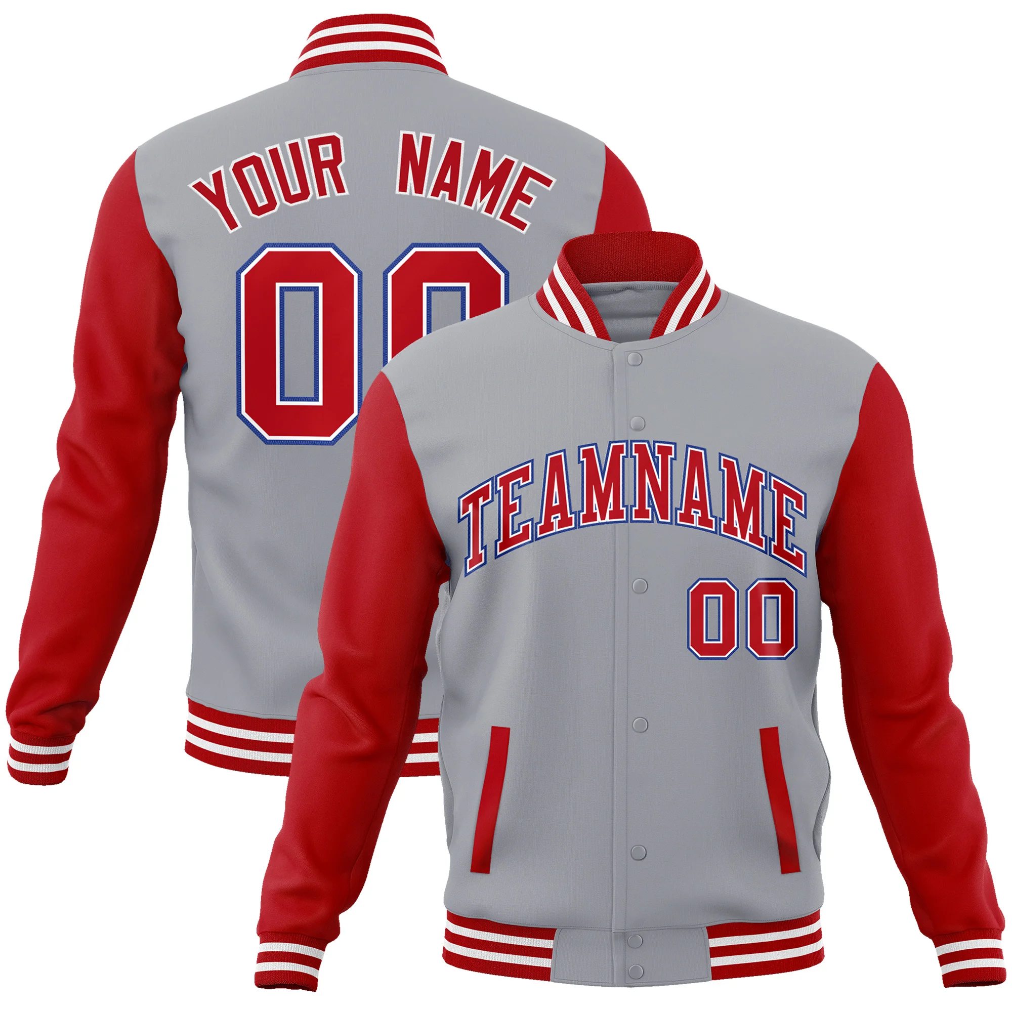 Casaco personalizado Baseball College, Costurado Brasão Colégio, Letterman Sports Jacket, letra e número