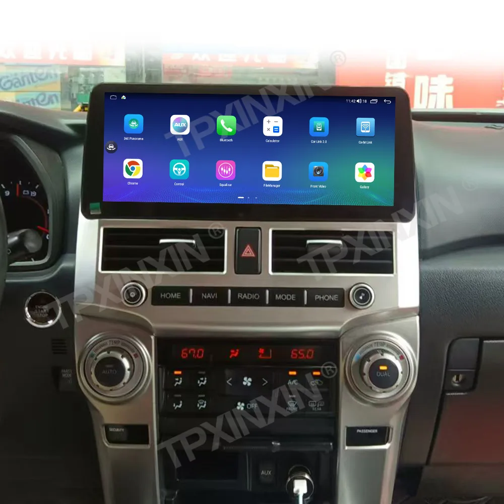 For Toyota 4runner 2009~2022 Android Auto Carplay Car Radio Stereo Automotive Multimedia Player GPS Navigation Head Unit