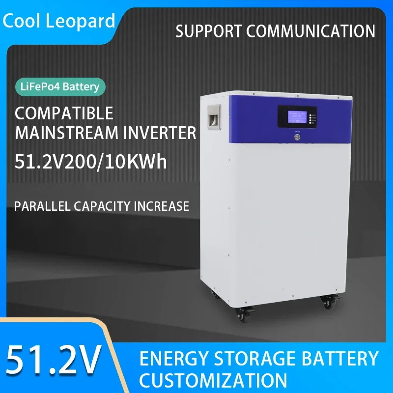 51.2V 200Ah 10KWh Mobile Integrated Off-grid Photovoltaic System of Ferrous lithium phosphate Household Energy Storage Battery