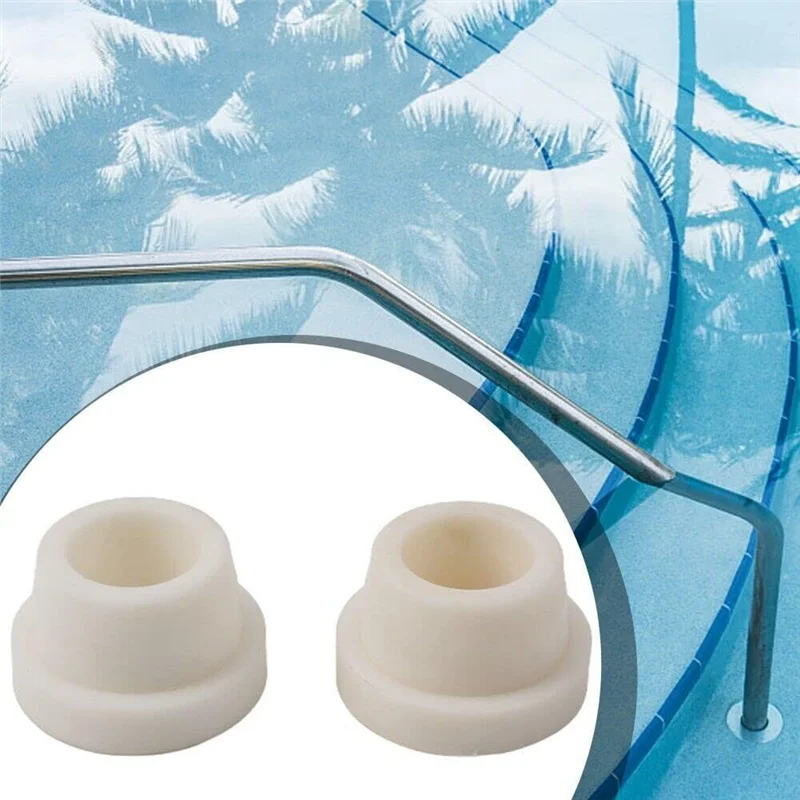 

Сменные бамперы для лестниц для бассейна RTENTE-Inground, 10 шт., белая резина с перьями и бабочками для трубок 1,90 дюйма