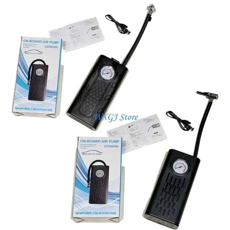 

37JE Compact ABS Digital Compressor with Quick Inflation Technology Cordless Tire for Cars Motorcycles Bikes