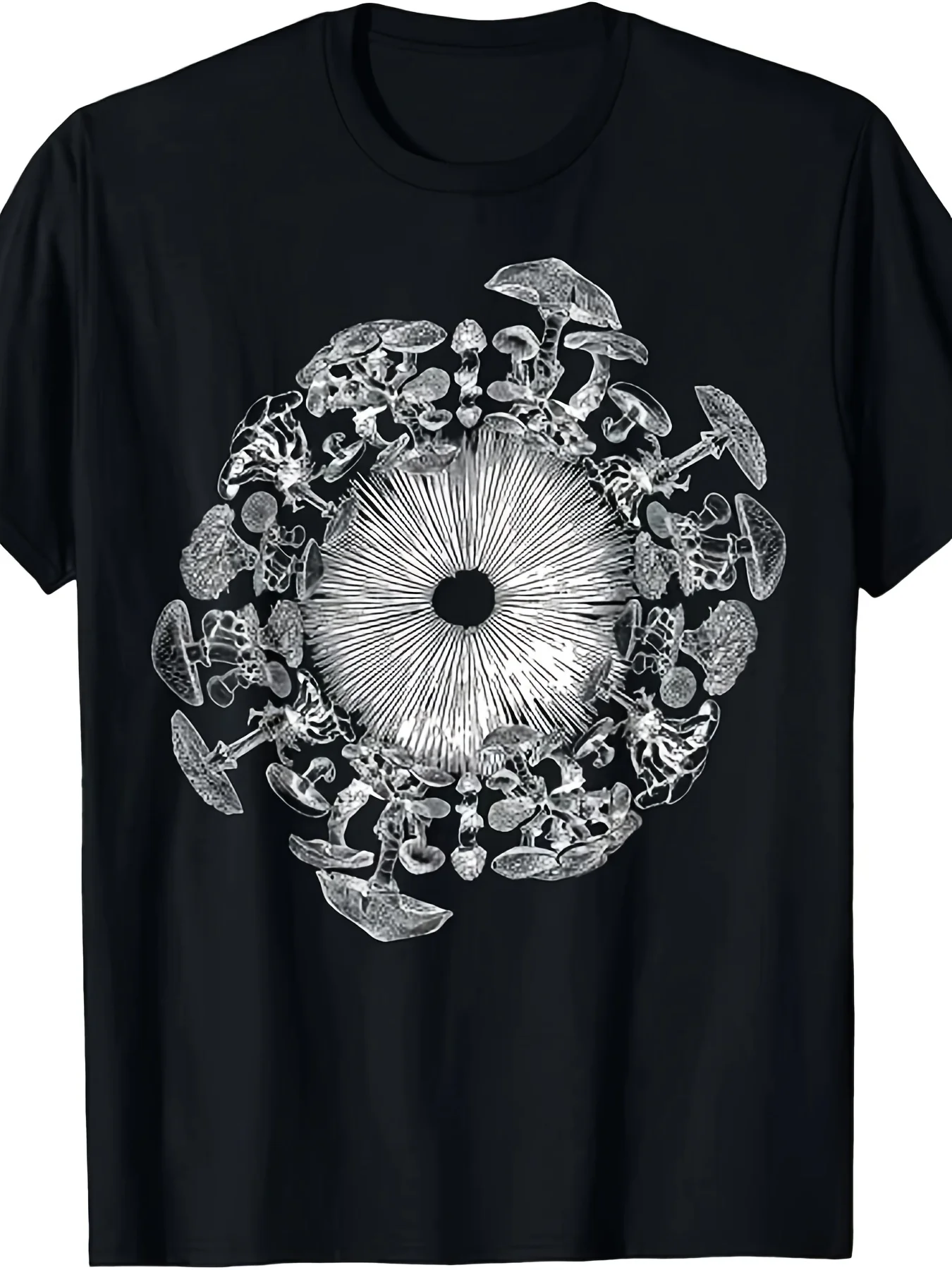 Men'S Vintage Mycology Enthusiast Foraging Spore Print Tee - Humorous Mushroom Shirt Featuring Spore Artwork, Relaxed Casual Sty