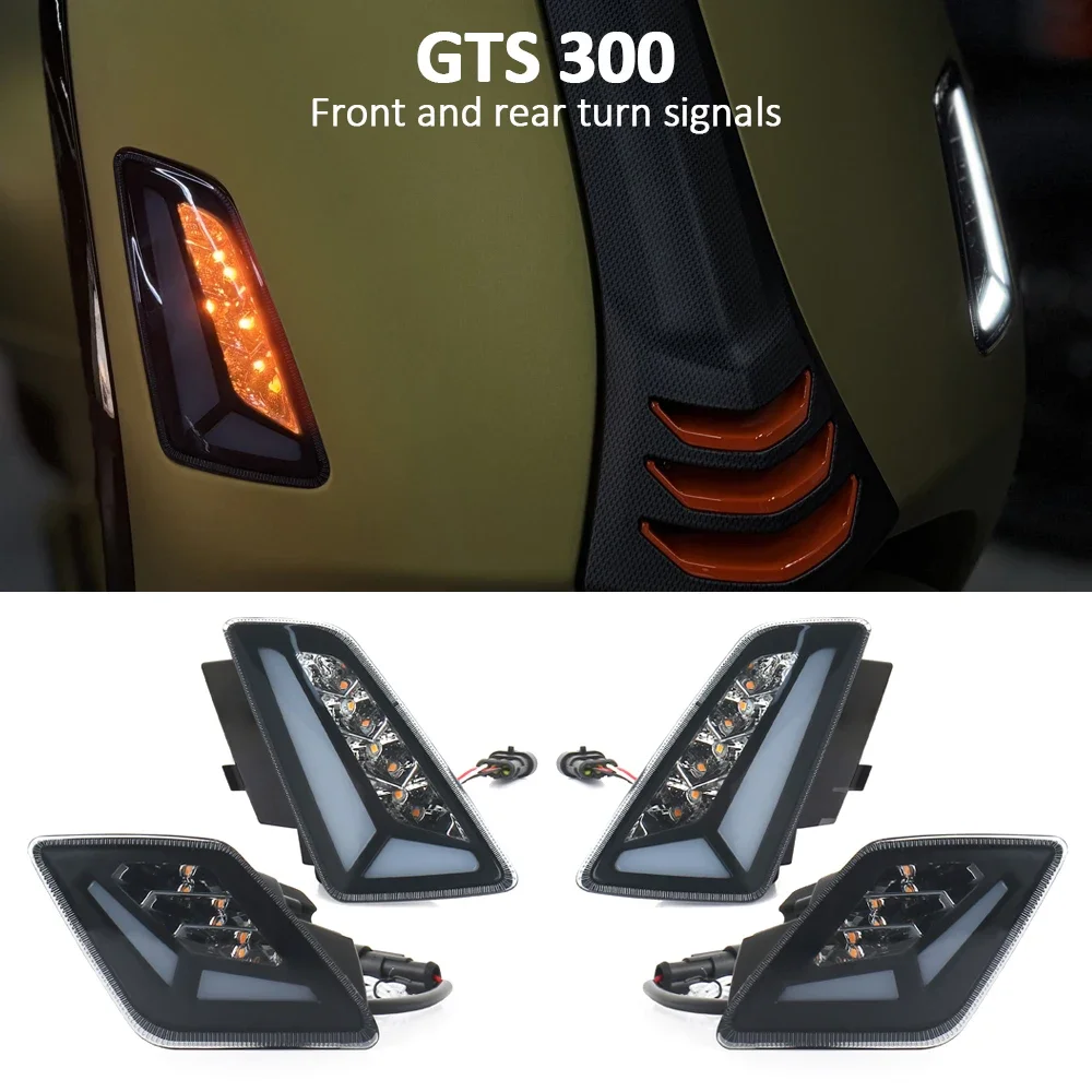 

GTS 300 New LED Rear and Front Turn Signal Light Motorcycle Accessories For Vespa GTS300 gts300 2023 2024 2025