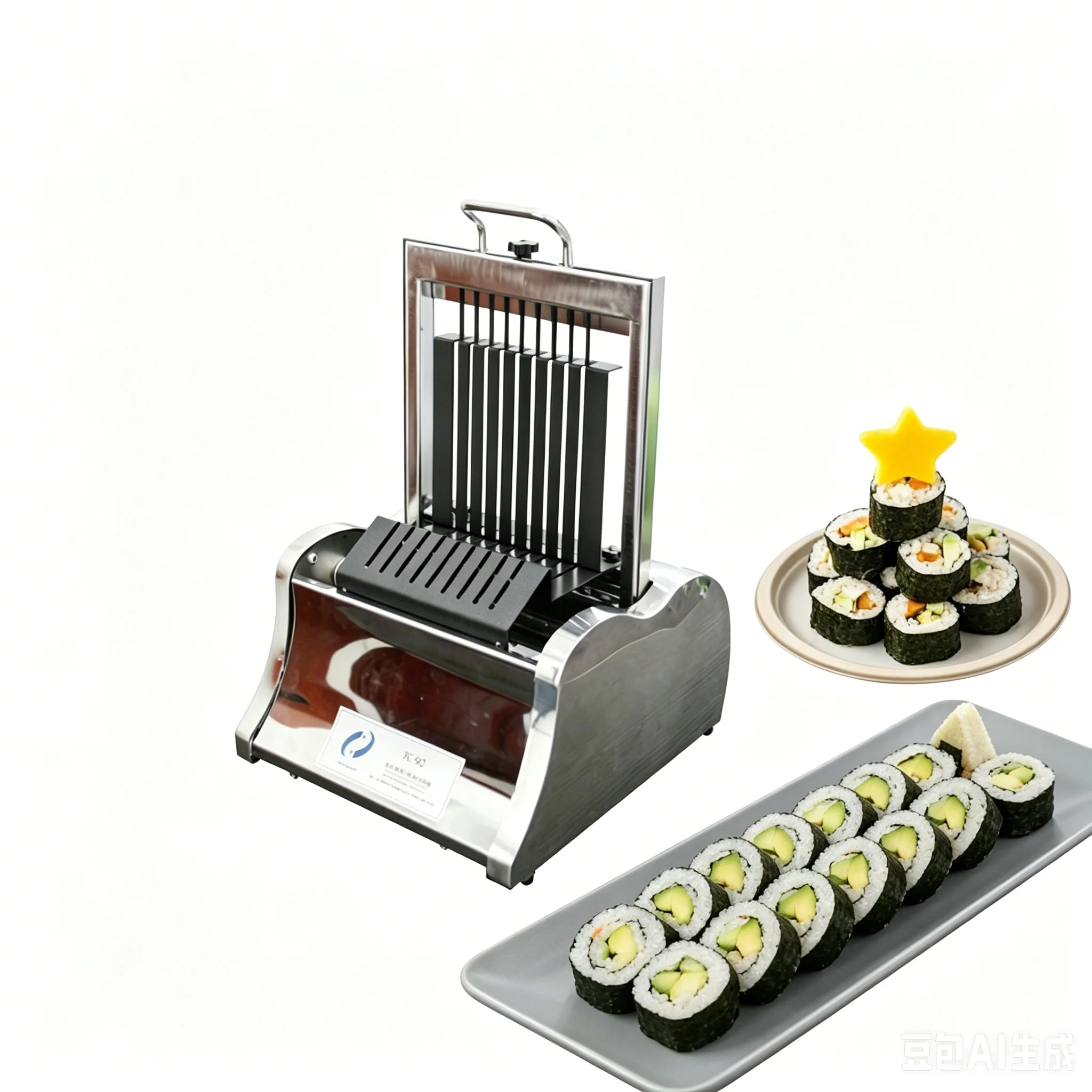 Commercial Restaurant Manual Sushi Cutting Machine California Roll Sushi Cutter
