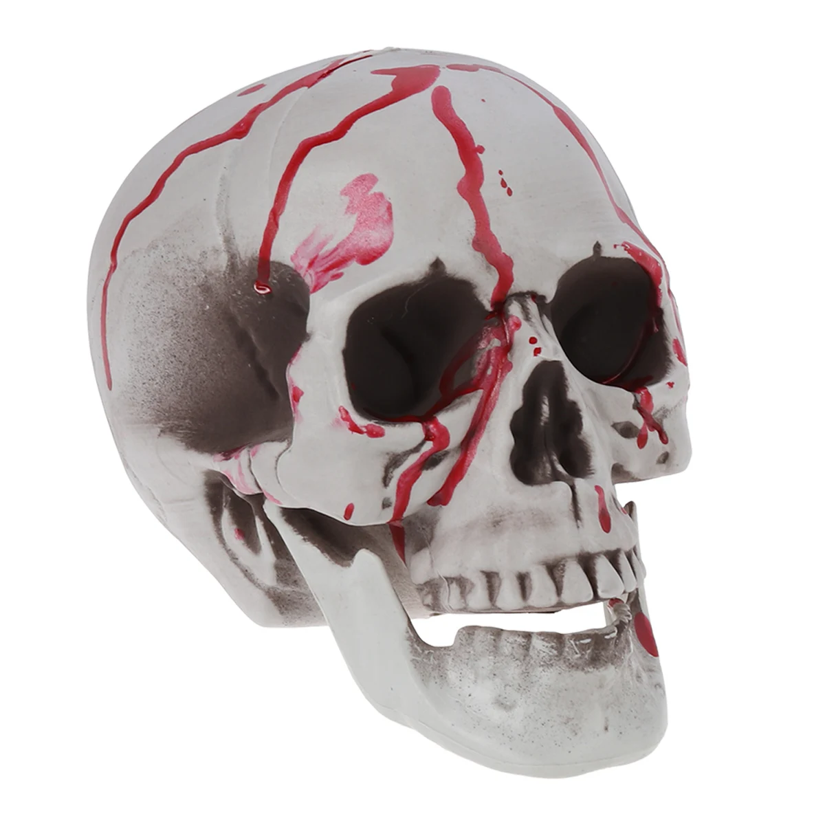 

Skull Decoration Halloween Props Realistic Resin Ornament Mantel Table Shelf Display Family Decor Skull Head Ornament Horror