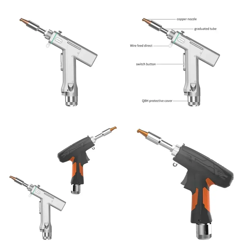 Sup23T/21T New Easy-to-operate Industrial Use Handheld Aluminium Welding Head 1064nm 0~3kW Power D20 F150mm Focusing