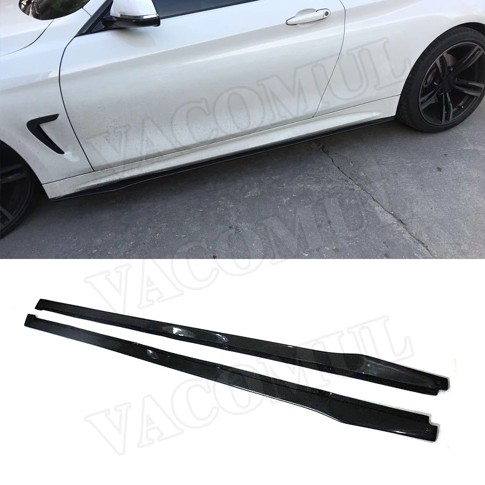 

4 Series Car Styling Carbon Fiber Side Skirts Apron Lip for BMW F32 F33 Coupe 2 Door 2014-2017