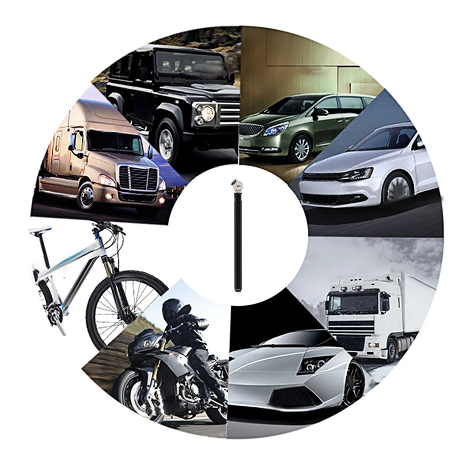 20 Stück 10-50 PSI Autoreifen-Manometer Edelstahl-Stift-Manometer Auslaufsicher Reduzieren Sie den Verschleiß Luftdruckmessgerät für die Reparatur