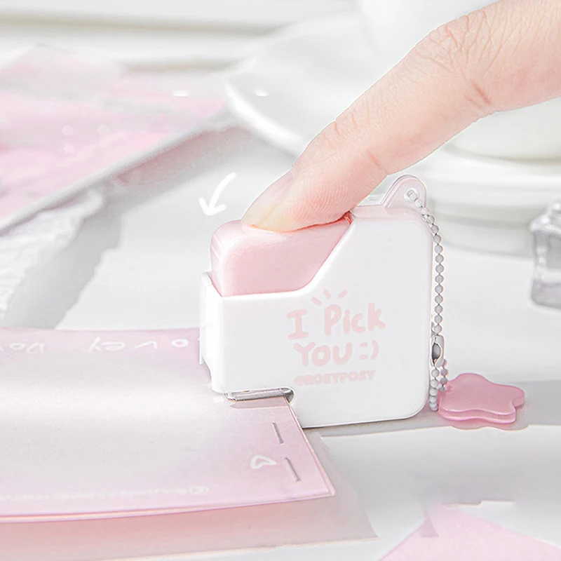 1pc Mini Stapler Document Data Binding Device Small Sugar Stapler Portable Color Paper Binding Machine tationery Office Supplies