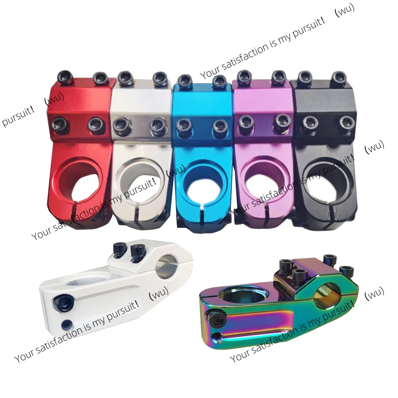 

BMX BIKE AL6061 Stem black red blue puple oil siver white 350g weight Description28.6mm22.2mm50mm