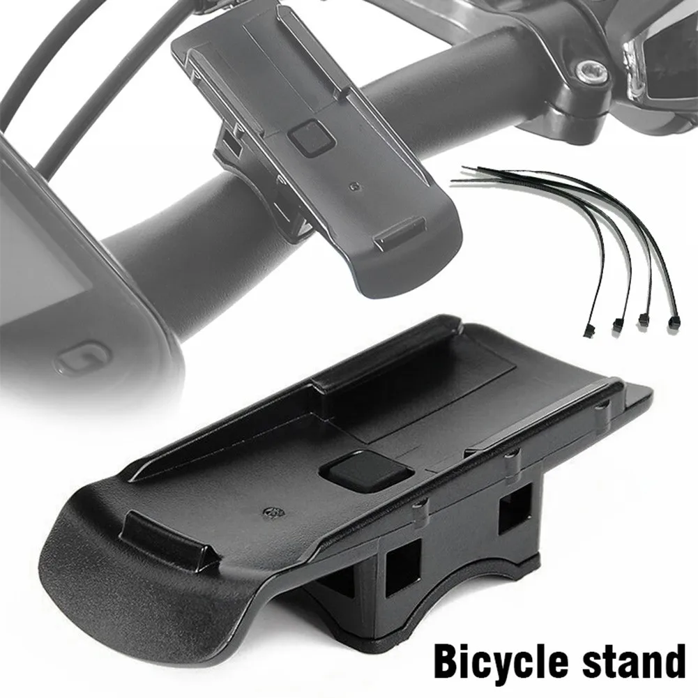 

New Practical Mount For Garmin Devices Bicycle Holder Black Holder Parts Replacement With Cable Ties Accessories