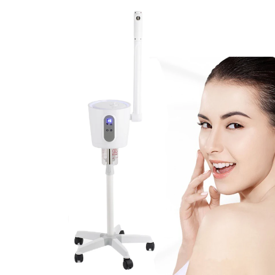 110v/220v Hot Facial Steamer Warm Mist  for Face Deep Cleaning Vaporizer Sprayer Salon Home Spa Skin Care Whitening