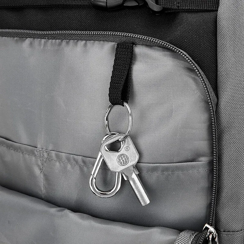 Portable 65L Ski Backpack Large Capacity Carrying Storage Bag Compartments Oxford Cloth for Ski Boot Skis Travel