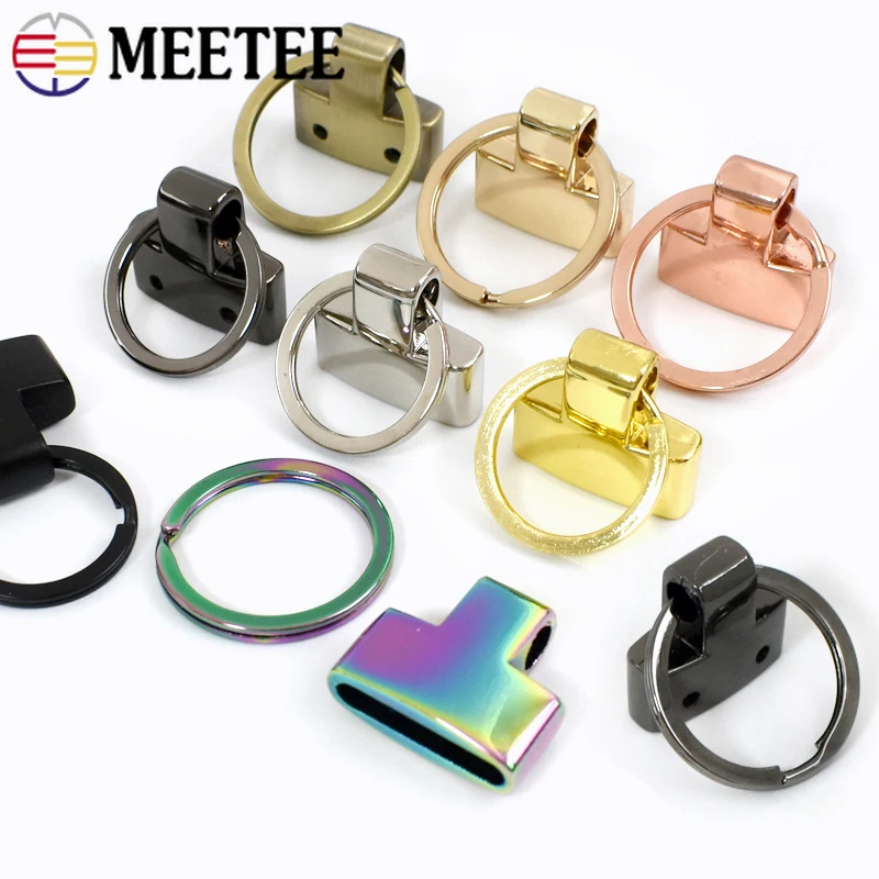 

5/10Pcs 20/24mm O Rings Metal Buckles Clip Clasp for Keychain Handbag Strap Connector Pendant Webbing Hook DIY Craft Accessories