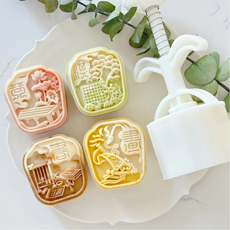 Khuôn Làm Món Tráng Miệng Đa Năng Hình Dạng Sáng Tạo Bánh Ngọt Khuôn Trang Trí Dụng Cụ Khuôn Làm Bánh Bộ Có Mặt Cho Người Yêu